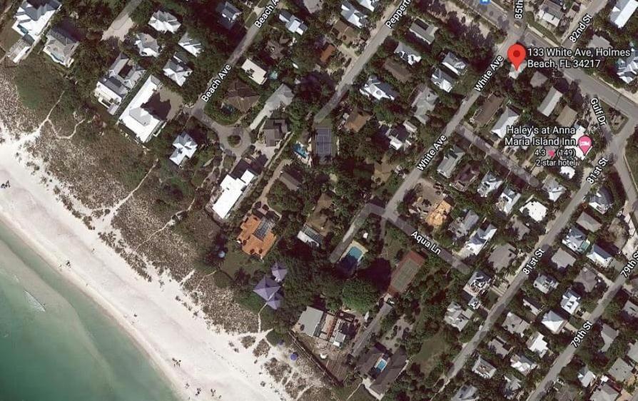 Sandy Pants - Designer Beach Chic Home Steps To Beach Backyard Oasis W Heated Pool Anna Maria Eksteriør billede